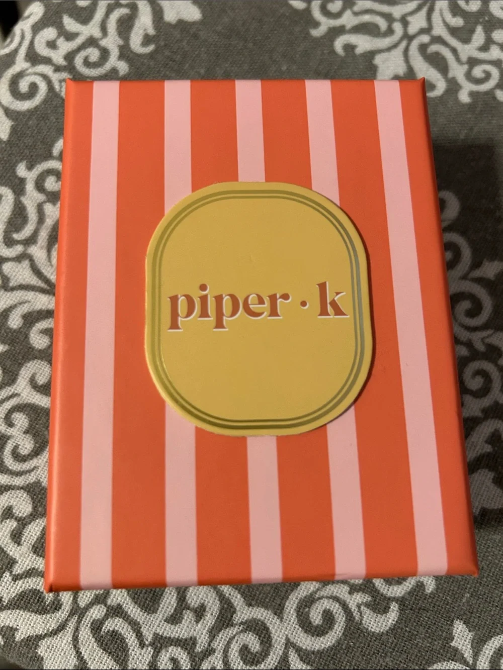 Piper K Red Enamel Crab Drop Earrings